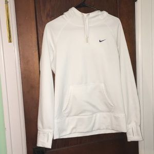 Therma-Fit NIKE White Hoodie - Size Medium